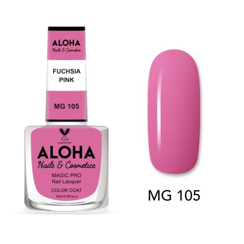 Βερνίκι Νυχιών 10 ημερών με Gel Effect Χωρίς Λάμπα Magic Pro Nail Lacquer 15ml - MG 105
