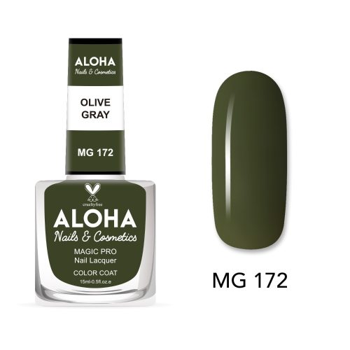 Βερνίκι Νυχιών 10 ημερών με Gel Effect Χωρίς Λάμπα Magic Pro Nail Lacquer 15ml - MG 172
