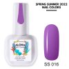 Ημιμόνιμο βερνίκι ALOHA 15ml – Χρώμα: SS 016 / Pastel Orchid Purple