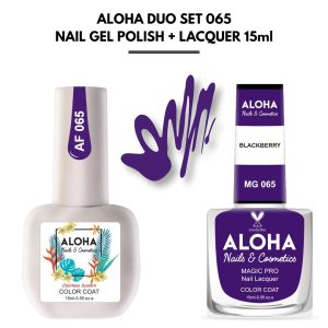 Set Απλού Βερνικιού Magic Pro + Ημιμόνιμου 15ml στο ίδιο χρώμα / ALOHA DUO MG 053 + AF 053 – Light Blue