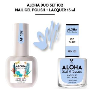 Set Απλού Βερνικιού Magic Pro + Ημιμόνιμου 15ml στο ίδιο χρώμα / ALOHA DUO MG 088 + AF 088 – Mango Cream