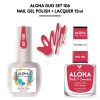 Set Απλού Βερνικιού Magic Pro + Ημιμόνιμου 15ml στο ίδιο χρώμα / ALOHA DUO MG 001 + AF 001 - French Milky