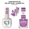 Set Απλού Βερνικιού Magic Pro + Ημιμόνιμου 15ml στο ίδιο χρώμα / ALOHA DUO MG 001 + AF 001 - French Milky