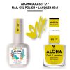 Set Απλού Βερνικιού Magic Pro + Ημιμόνιμου 15ml στο ίδιο χρώμα / ALOHA DUO MG 177 + AF 177 – Illuminating