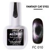 Μεταλλικά Ημιμόνιμα βερνίκια ALOHA Fantasy Cat Eye 15ml - FC 010 / Σιέλ