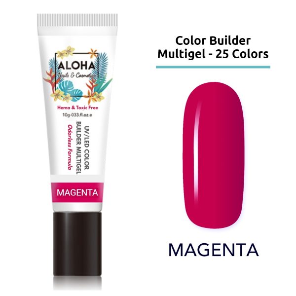 UV/LED Color Builder Multigel 10 gr  / Χρώμα: Καφέ Σοκολατί (Chocolate Brown)