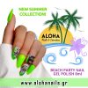 Ημιμόνιμο βερνίκι ALOHA 8ml - Beach Party Limited Edition / BPR-017 Neon Lime