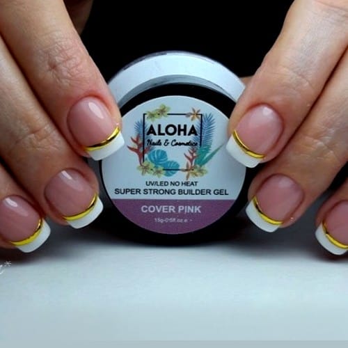 Super Strong No Heat Builder Gel 50g  / Χρώμα: Cover Pink (Camouflage)
