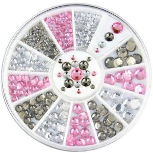 Ρόδα Nail Art Crystals cat eye σε 6 χρώματα