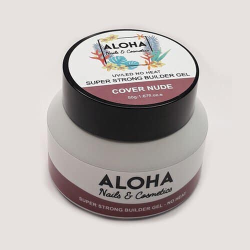 Super Strong No Heat Builder Gel 50g  / Χρώμα: Cover Nude  (Camouflage)