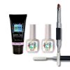 Aloha Trial Kit - Acryl Gel 30 gr / Light Pink + Tool + Base 15ml + Top 15ml