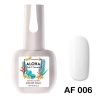 Ημιμόνιμο βερνίκι ALOHA 15ml - Color Coat AF 006 / Χρώμα: Ασβέστης Γαλλικού (French Extra White)