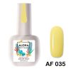 Ημιμόνιμο βερνίκι ALOHA 15ml - Color Coat AF 001 / Χρώμα: Γαλακτερό Γαλλικού (French Milky White)