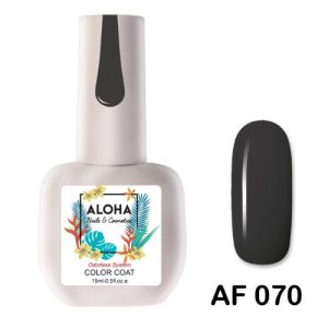 Set Απλού Βερνικιού Magic Pro + Ημιμόνιμου 15ml στο ίδιο χρώμα / ALOHA DUO MG 070 + AF 070 – Anthracite