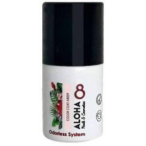 Ημιμόνιμο βερνίκι ALOHA 15ml - Color Coat AF 093 / Χρώμα: Γκρι-μπεζ (Silky Beige)