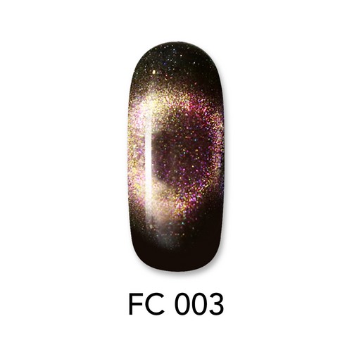 Μεταλλικά Ημιμόνιμα βερνίκια ALOHA Fantasy Cat Eye 8ml - FC 003 / Μωβ Ματζέντα-Χρυσό