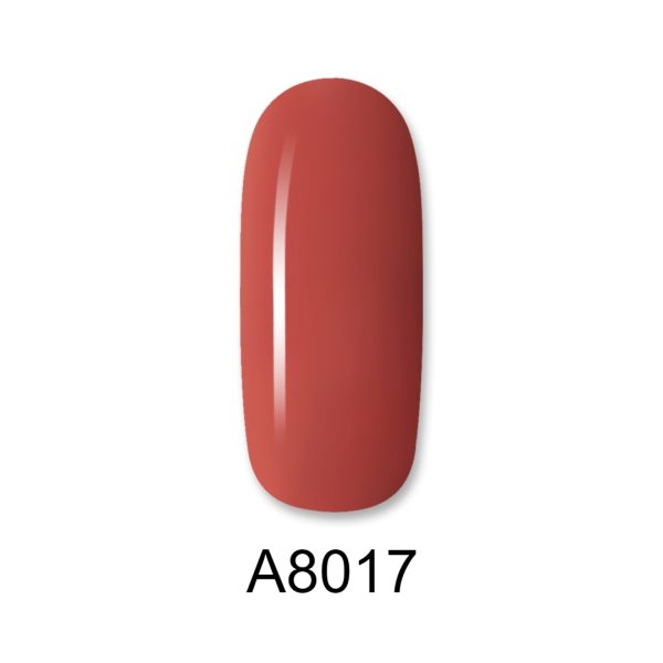 Ημιμόνιμο βερνίκι ALOHA 8ml – Color Coat A8017 / Χρώμα: Σάπιο Μήλο (Spiced Apple)