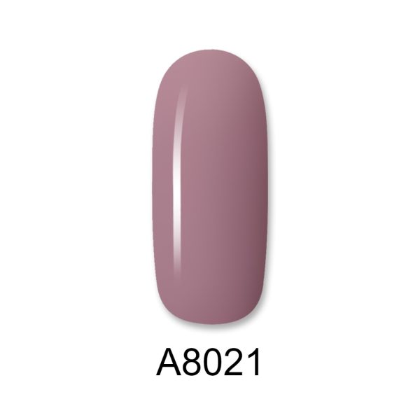 Ημιμόνιμο βερνίκι ALOHA 8ml – Color Coat A8021 / Χρώμα: Ροζ Σάπιο Μήλο (Rosy Spiced Apple)