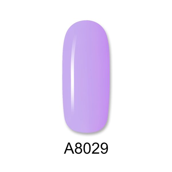 Ημιμόνιμο βερνίκι ALOHA 8ml – Color Coat A8029 / Χρώμα: Ροζ Λεβάντας (Pink Lavender)