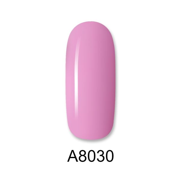 Ημιμόνιμο βερνίκι ALOHA 8ml – Color Coat A8030 / Χρώμα: Ροζ Ορχιδέας (Pink Orchid)
