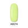 Ημιμόνιμο βερνίκι ALOHA 8ml – Color Coat A8074 / Χρώμα: Neon Κίτρινο Lime (Lime Yellow)