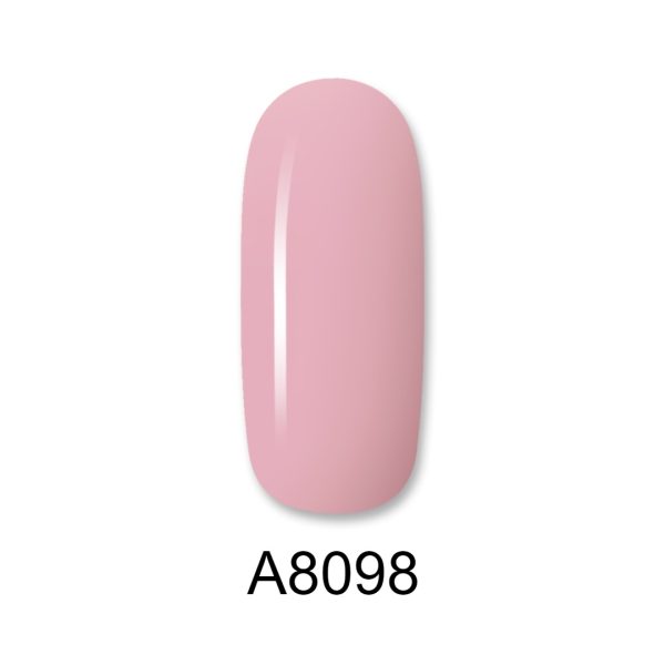 Ημιμόνιμο βερνίκι ALOHA 8ml – Color Coat A8098 / Χρώμα: Ροζ-Κοραλί (Coral Pink)