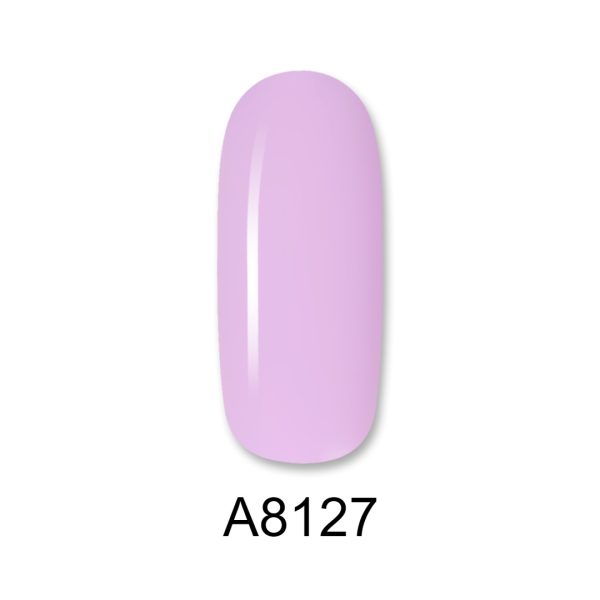 Ημιμόνιμο βερνίκι ALOHA 8ml – Color Coat A8127 / Χρώμα: Rose pink (Ροζ τριανταφυλλί)