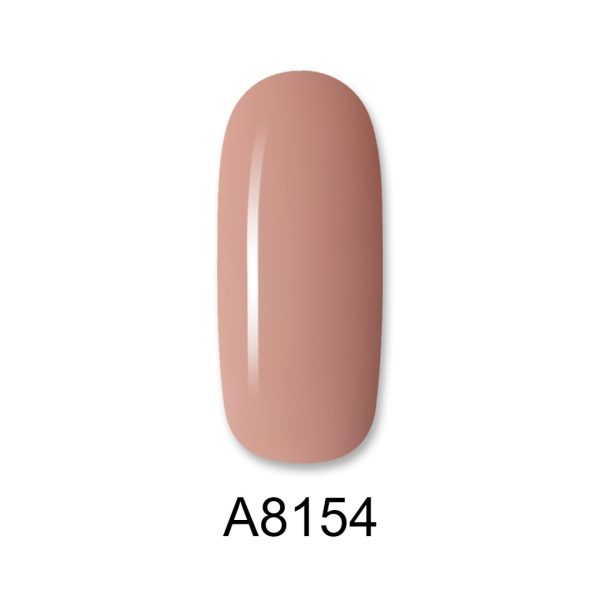 Ημιμόνιμο βερνίκι ALOHA 8ml – Color Coat A8154 / Χρώμα: Nude