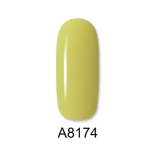 Ημιμόνιμο βερνίκι ALOHA 8ml – Color Coat A8174 / Χρώμα: Golden Olive (Χρυσό-λαδί)