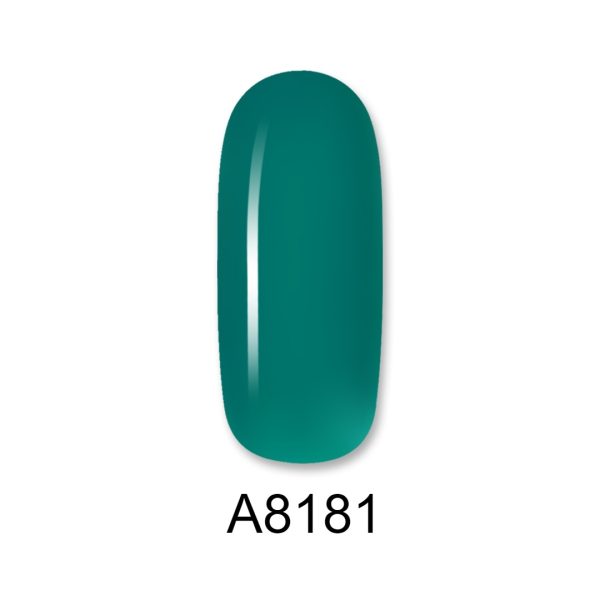 Ημιμόνιμο βερνίκι ALOHA 8ml – Color Coat A8181 / Χρώμα: Ultramarine Green (Πράσινο φωτεινό)