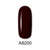 Ημιμόνιμο βερνίκι ALOHA 8ml – Color Coat A8200 / Χρώμα: Dark Redish Brown (Σκούρο καφέ-κόκκινο)