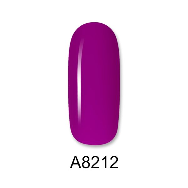 Ημιμόνιμο βερνίκι ALOHA 8ml – Color Coat A8212 / Χρώμα: Dark Fuschia (Φούξια σκούρο)