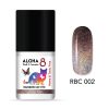 Ημιμόνιμο βερνίκι ALOHA 8ml σε 12 αποχρώσεις - Rainbow Cat Eye Nail Gel Polish / RBC-002