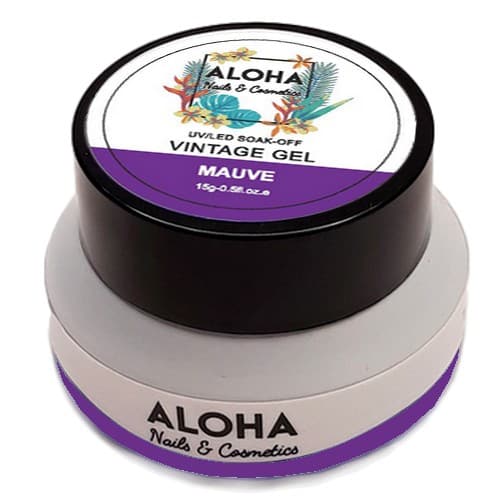 UV/LED Vintage Gel Aloha 15gr / Χρώμα: Μωβ (Mauve)