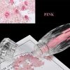 Glass Mini Chaviar Nail Art Decoration 5g  / Pink (Ροζ)