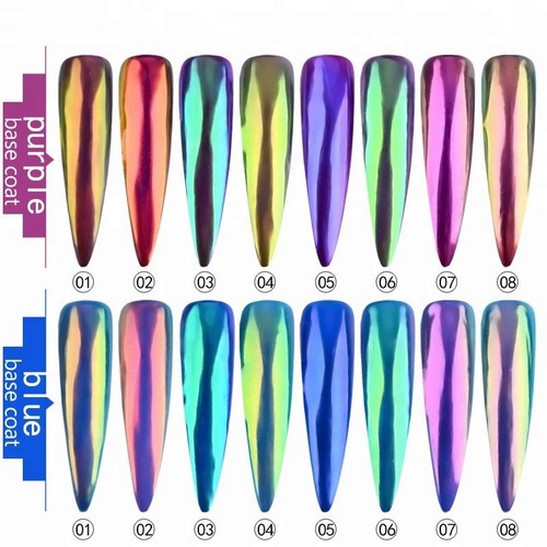 Σκόνη Nail Art Design Neon Aurora Chrome Unicorn Effect 0.2gr - 04