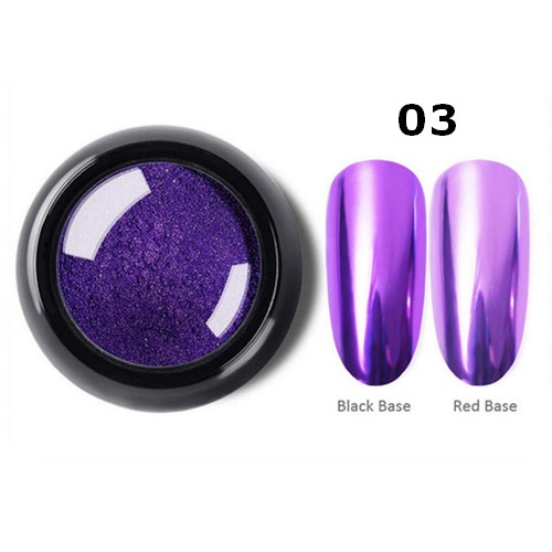 Σκόνη Nail Art Design Metallic Mirror Chrome Effect 0.5gr – 03