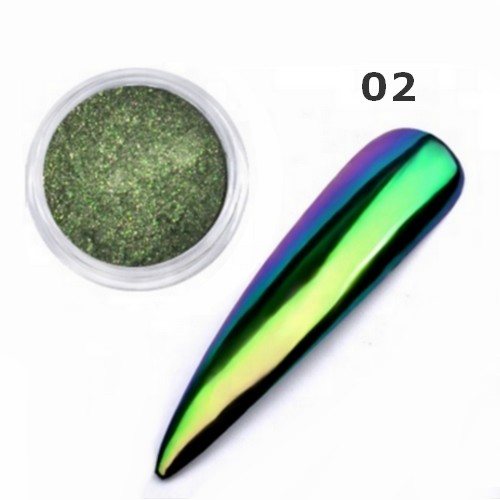 Σκόνη Nail Art Design Mirror Chameleon Effect 0.3gr - 02