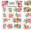 5D Stickers με ανάγλυφα Λουλούδια & Φύλλα  - 026