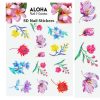 5D Stickers με ανάγλυφα Λουλούδια & Φύλλα  - 030