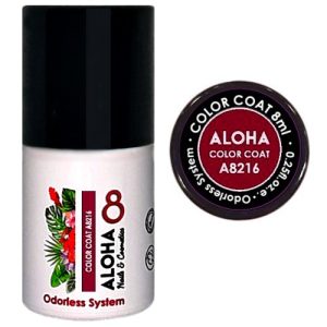Ημιμόνιμο βερνίκι ALOHA 8ml – Color Coat A8161 / Χρώμα: Veraman (Βεραμάν)