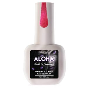 Ημιμόνιμο βερνίκι ALOHA 8ml – Color Coat A8200 / Χρώμα: Dark Redish Brown (Σκούρο καφέ-κόκκινο)