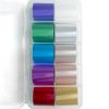 Κασετίνα 10τμχ Foil Stickers για σχέδια νυχιών - 2,5x100cm / Set 06